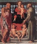 Jacopo Pontormo Madonna and Child with Two Saints oil painting reproduction